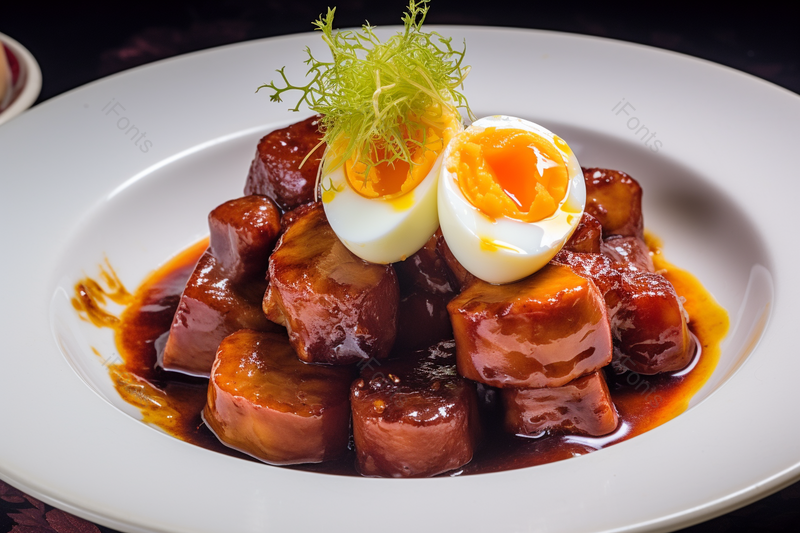 高级烹饪料理经典菜系红烧肉鹌鹑蛋,高清,摄影图,摄影图片,图片大全,摄影图免费下载